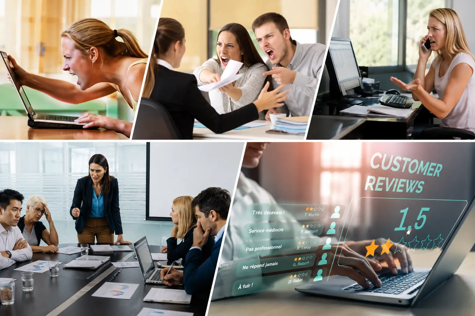 Situations de tension et points de contacts clients problématiques